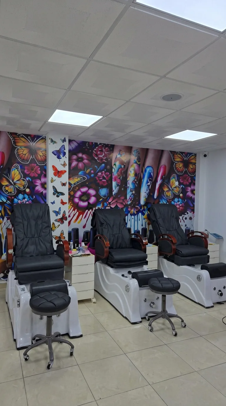 Espace manucure et pédicure de l’institut de beauté à Casablanca