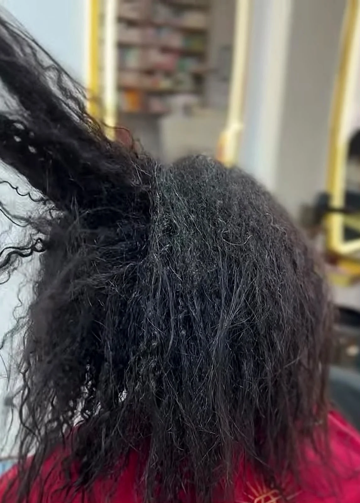 Lissage des cheveux réalisé au Centre Beauté Côté Parapharmacie à Bernoussi, Casablanca 1